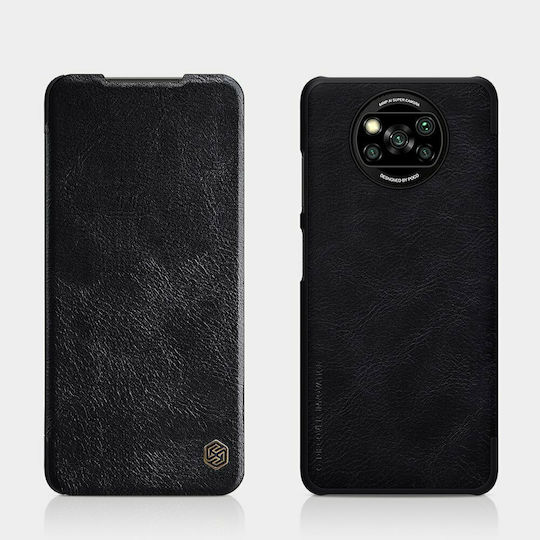 Nillkin Qin Book Synthetic Black (Poco X3 NFC / X3 Pro) 2455102