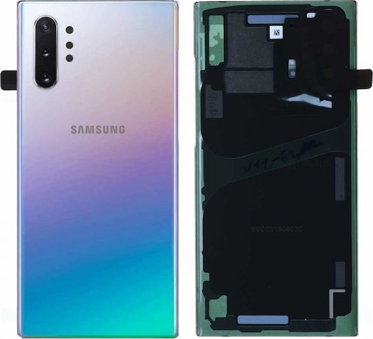 Samsung Battery Cover Silver Aura Glow for Galaxy Note 10+