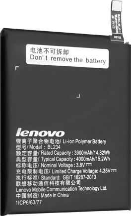 Lenovo BL234 Replacement Battery 4000mAh for P70