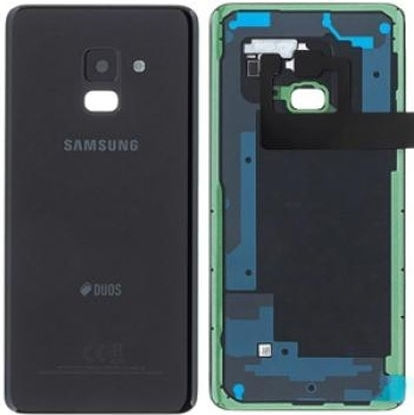 Samsung Καπάκι Μπαταρίας Μαύρο για Galaxy A8 2018