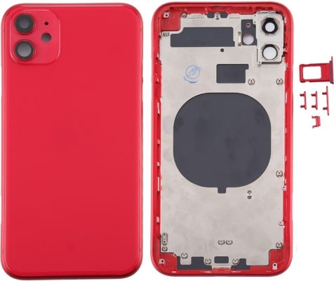 Batterieabdeckung Rot für iPhone 11