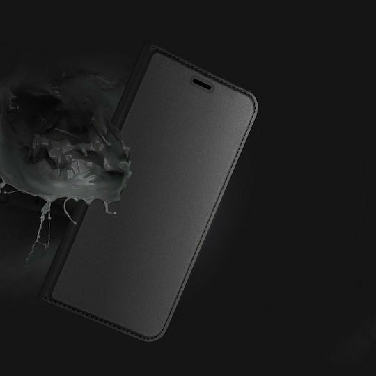 Dux Ducis Skin Pro Buchen Sie Synthetisches Leder Schwarz (Huawei Y5p)