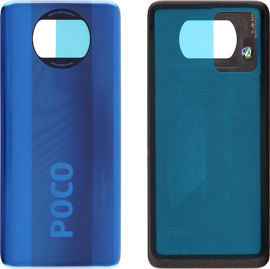 Xiaomi Batterieabdeckung Blau für Poco X3