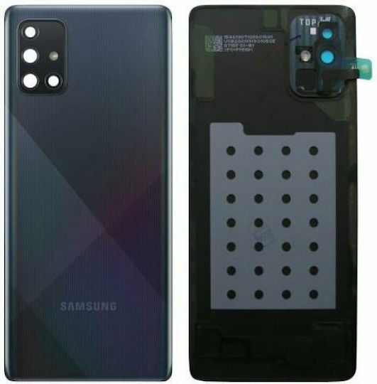 Samsung Replacement Back Cover Black Crush Black for Galaxy A71
