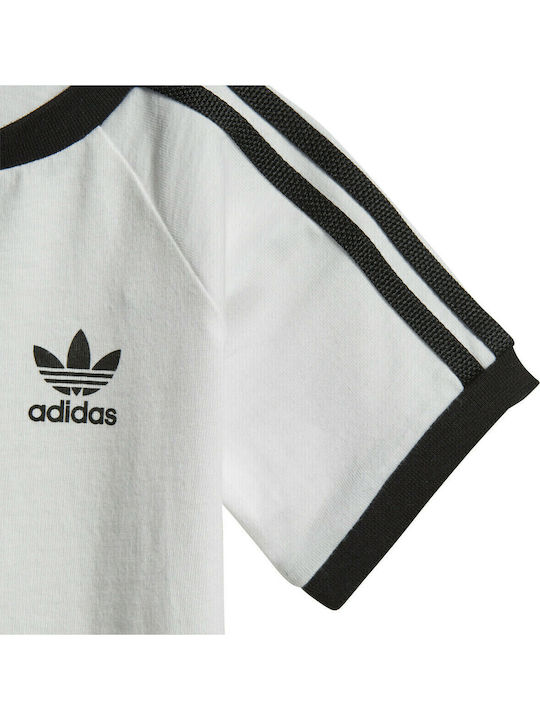 Детска тениска Бял 3-Stripes