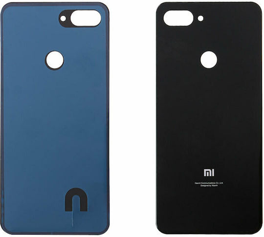 Batterieabdeckung Schwarz für Xiaomi Mi 8 Lite