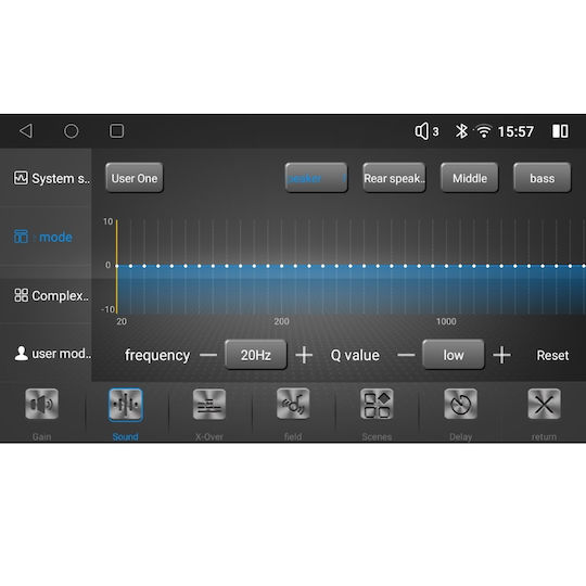 Lenovo Auto-Audiosystem 2DIN (Bluetooth/USB/AUX/WiFi/GPS/Apple-Carplay/Android-Auto/Notenblätter) mit Touchscreen 7"