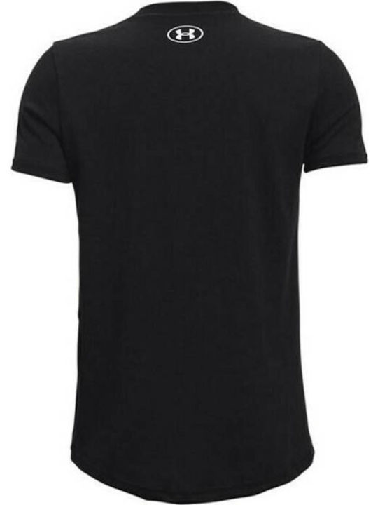 Παιδικό T-shirt Μαύρο Sportstyle Logo Ss