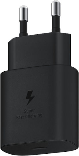 Samsung Încărcător Fără Cablu cu Port USB-C 25W Livrarea energiei Negruς (EP-TA800N Retail)