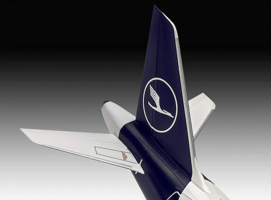 Revell Airbus A320 Neo "Lufthansa" Figurină de Modelism Avion 38 Piese la Scară 1:144 cu Lipici și Culori