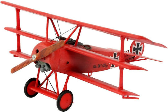 Revell Fokker DR. 1 Triplane Φιγούρα Μοντελισμού Αεροπλάνο Κόκκινη 37 Κομματιών σε Κλίμακα 1:72 με Κόλλα και Χρώματα 8.1x10.1εκ.
