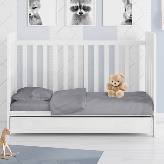 Dimcol mit Angepasst Solid Grau 70x140cm