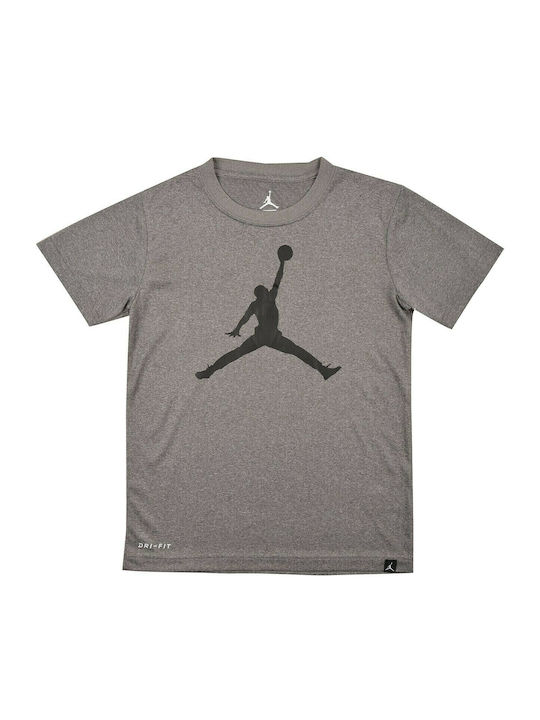 Kinder-T-Shirt Dri-Fit Gray
