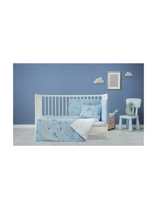 Set Toyo Albastru Deschis 120x160 cm