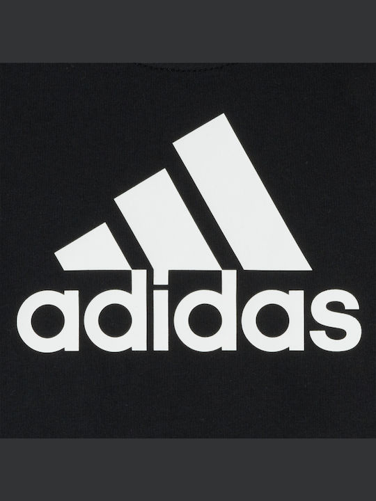 Kinderoberteile T-Shirt Schwarz Essentials Zwei-Farben Großes Logo