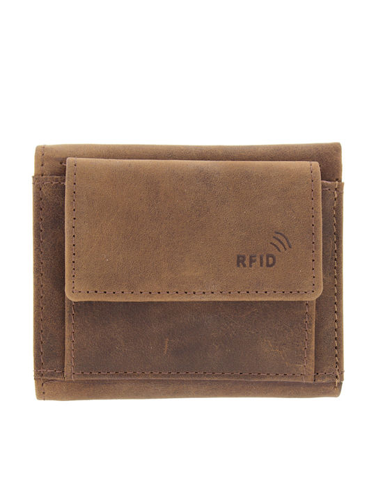 Leather Men's Wallet Classic with RFID Crunch