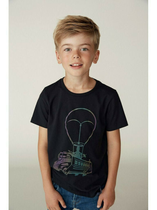 Kinder-T-Shirt Schwarz
