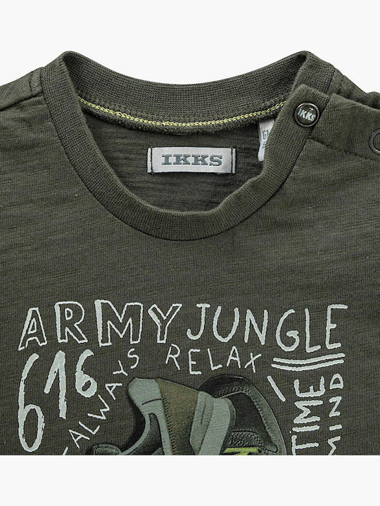 Παιδικό T-shirt Χακί