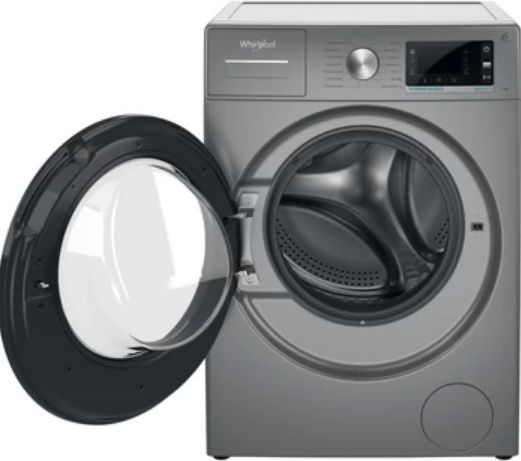 Whirlpool Πλυντήριο Ρούχων 9kg με Τεχνολογία Ατμού 1400 Στροφών ZENtechnology Γκρι W6 W945SB EE