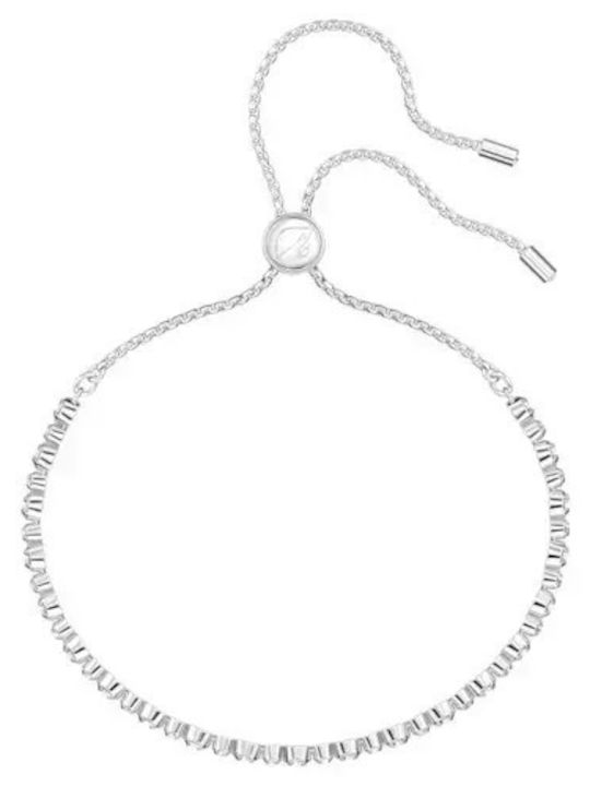 Swarovski Subtle Cupchain Medium Γυναικείο Βραχιόλι Ριβιέρα από Ατσάλι 22cm