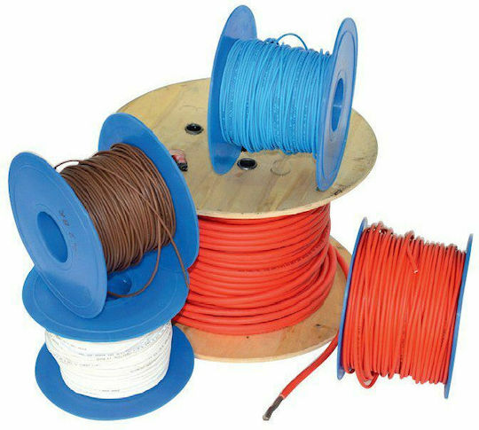 Eval Marine Καλώδιο Ρεύματος με Διατομή 1x2.5mm² Εύκαμπτο PVC Επικασσιτερωμένο Μονοπολικό σε Μαύρο Χρώμα 1m Εύκαμπτο