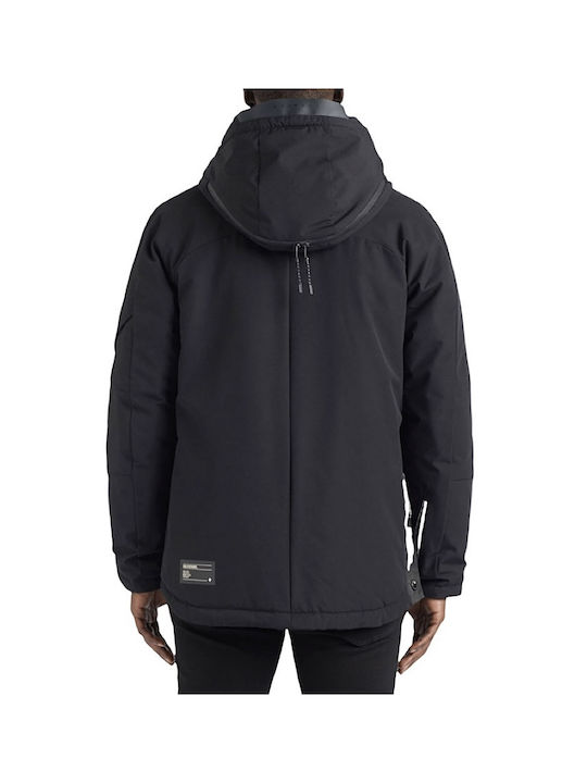 Khujo Rudolf Herren Winter Jacke Lässig Schwarz