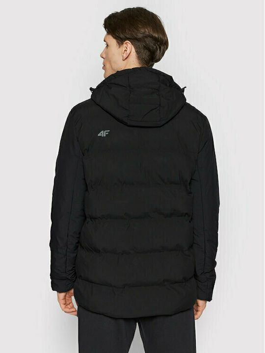 4F Men's Winter Puffer Jacket Black