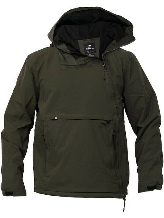 Winter Jacke Wasserdicht und Winddicht Army Green