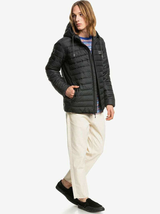 Scaly Winter Jacke Puffer Schwarz