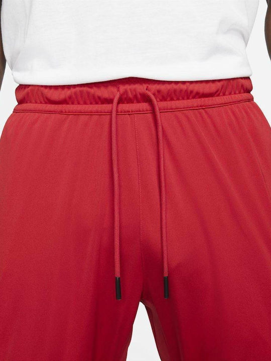 Sweatpants Dri-Fit Glossy with Elastic Red