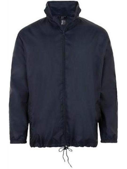 Winter Jacket Waterproof and Windproof Navy Blue
