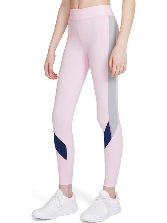 Kinder Leggings Sport Lang Dri-Fit Gray One