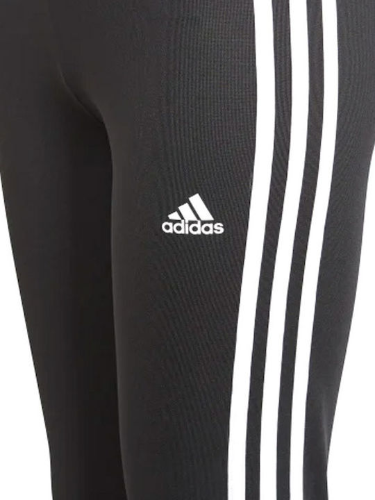 Kids Legging Sports Long Black 3 Stripes
