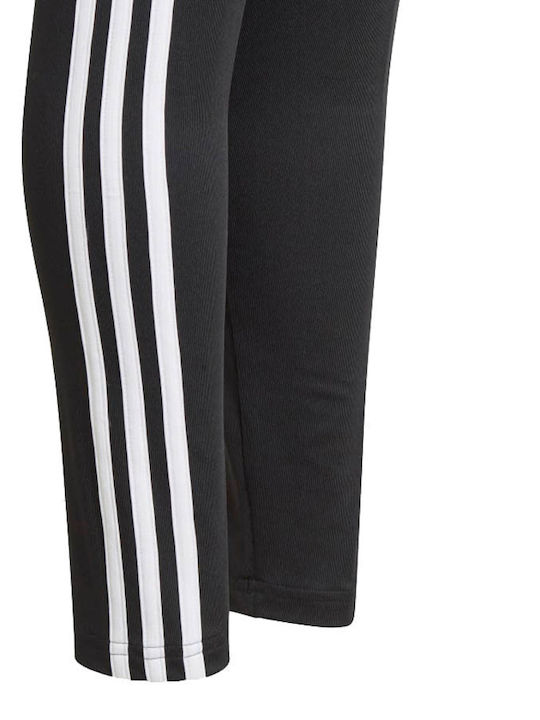 Kids Legging Sports Long Black 3 Stripes