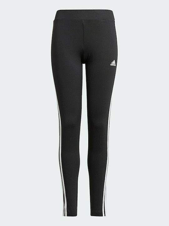 Kids Legging Sports Long Black 3 Stripes