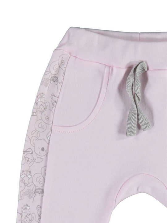 Kinder Schlaghose Stoff Rosa