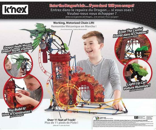 K'Nex Παιχνίδι Κατασκευών Πλαστικό Dragon's Revenge Thrill για Παιδιά 7+ Ετών
