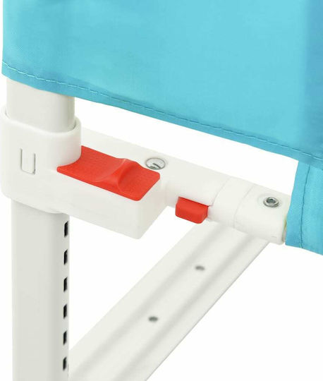 vidaXL Bară de protecție pentru pat în Culoare Albastru 160x25x25εκ. 1buc