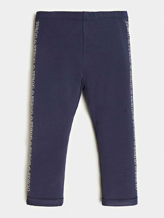 Guess Kids Legging Long Blue Leggings Core