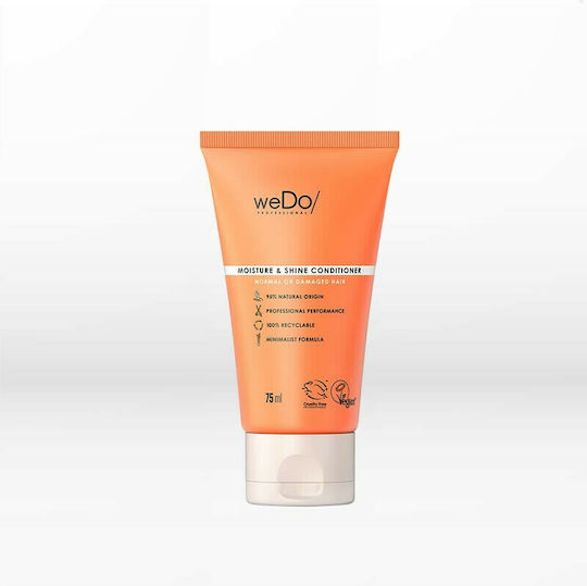 Wedo Professional Moisture & Shine Leave In Conditioner Reconstruction/Nourishment for All Hair Types 75ml