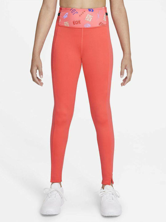 Colant Copii Sportiv Lung Dri-Fit Portocaliu One