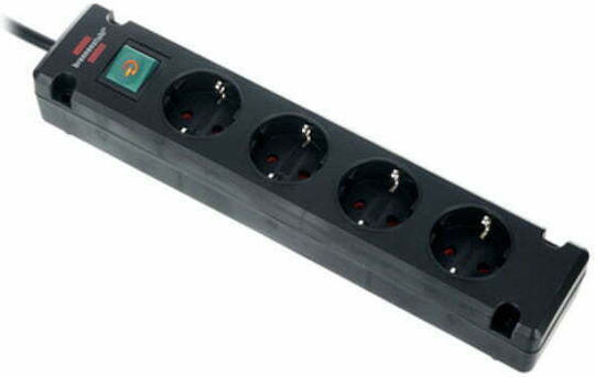 Brennenstuhl Power Strip 4 Positions with Switch and Cable 1.5m