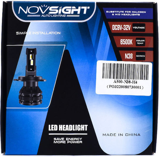 Novsight N70 LED Car Headlight Bulbs 9005 HB3 9006 HB4 H4 H7 H11 LED Light For Car High / Low