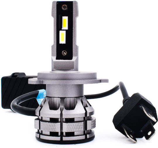NovSight Λάμπες Αυτοκινήτου H4 LED 6500K Ψυχρό Λευκό 12-24V 80W 2τμχ