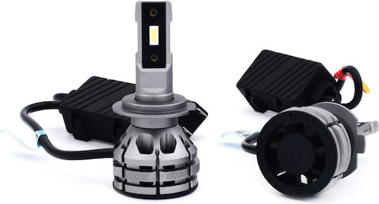 NovSight Λάμπες Αυτοκινήτου N38 H7 LED 6500K Ψυχρό Λευκό 12-24V 80W 2τμχ