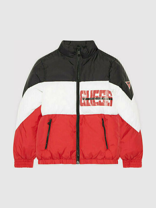 Kinder Steppjacke Kurz Rot