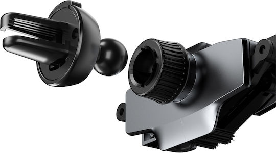 Dudao F11Pro Suport Auto pentru Telefon cu cârlige reglabile Neagră