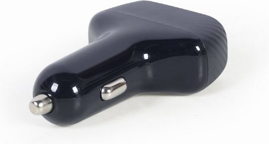 Lamtech Car Charger 36W with Ports: 2xUSB Black Color