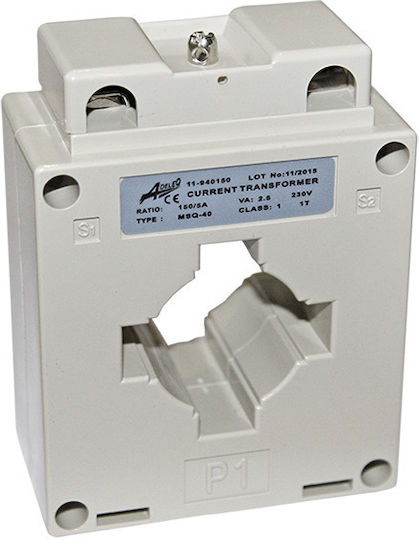Adeleq Μετασχηματιστής Ράγας Φ40 150/5Α 220V