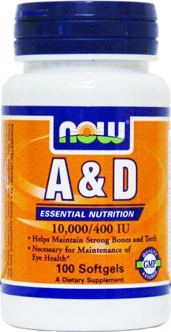 Now Foods A&D Πολυβιταμίνη για την Υγεία των Οστών 100 μαλακές κάψουλες